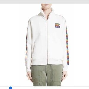 NWT Marc Jacobs Toast Track Jacket, White Size L